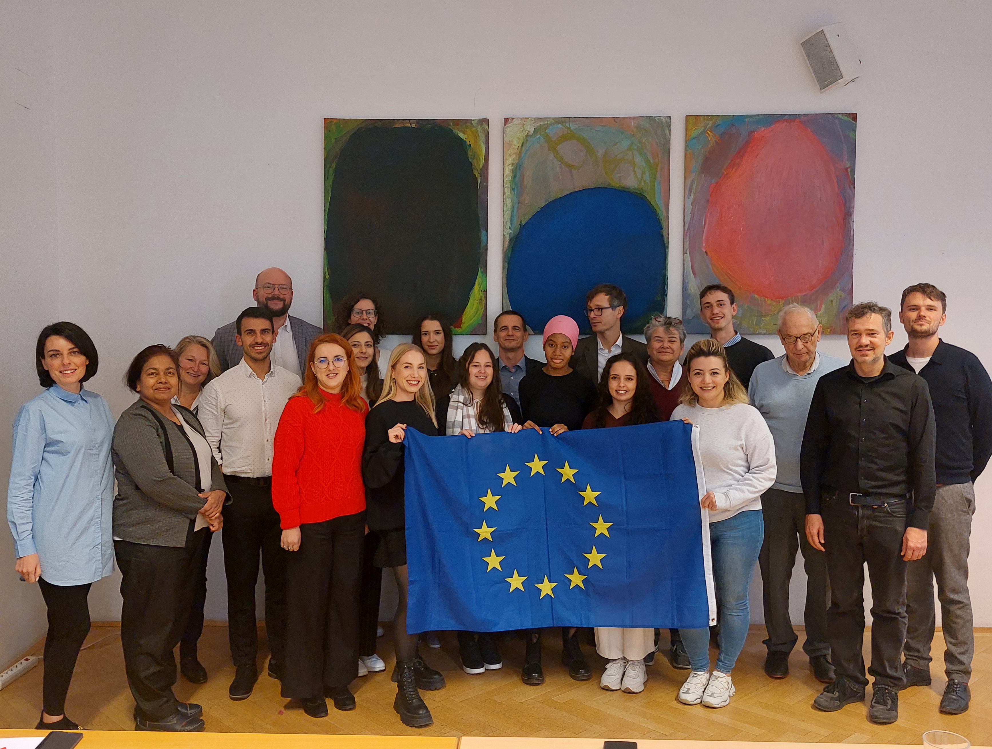 Experts EU Flag CIFE Students Vienna Figlhaus